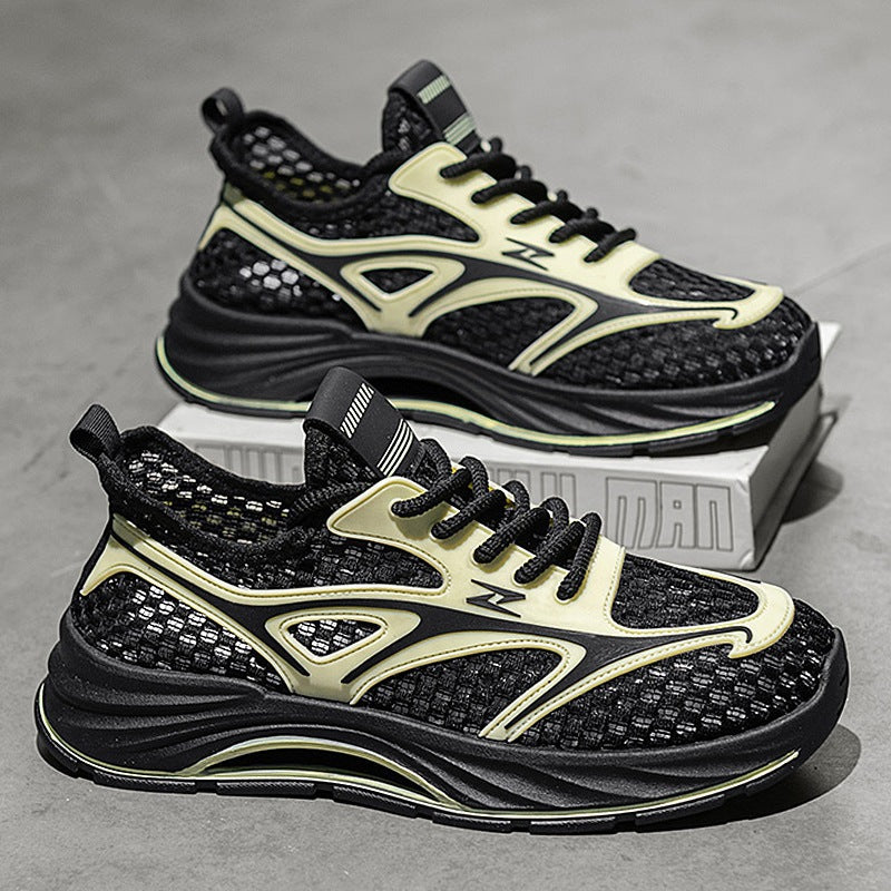 Damen leichte Sport Sneakers mit atmungsaktivem Mesh-Obermaterial und dämpfender Sohle