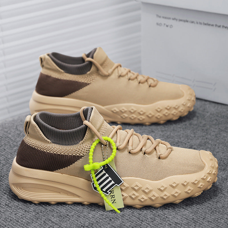 Damen Sportliche Sneaker mit hoch atmungsaktivem Strick-Obermaterial und rutschfester Sohle