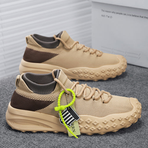 Damen Sportliche Sneaker mit hoch atmungsaktivem Strick-Obermaterial und rutschfester Sohle R&B
