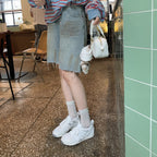Damen Sportliche Sneakers mit atmungsaktivem Mesh-Obermaterial und schockabsorbierender Sohle R&B