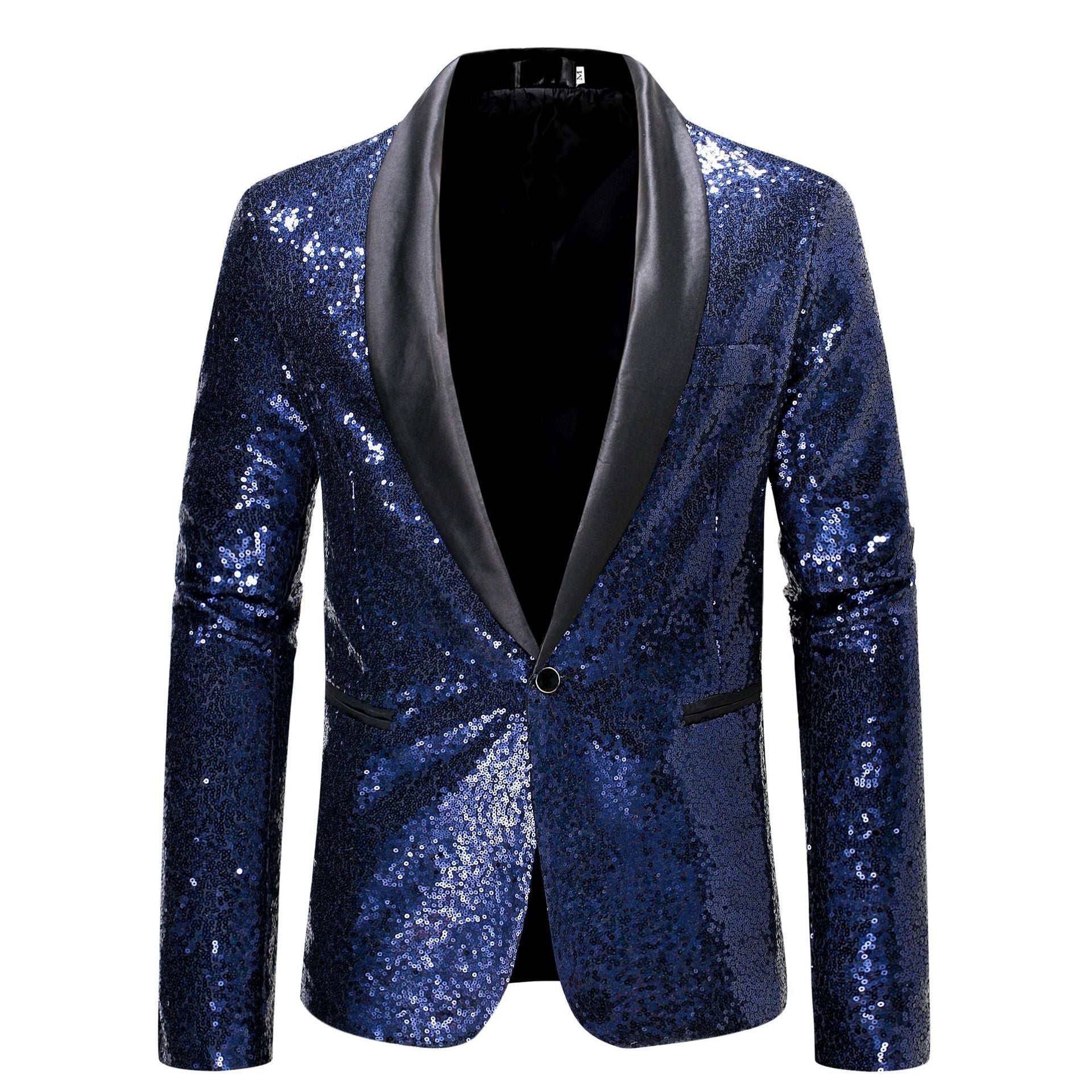 Damen Glamouröser Pailletten Blazer R&B