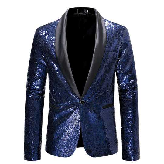 Damen Glamouröser Pailletten Blazer R&B