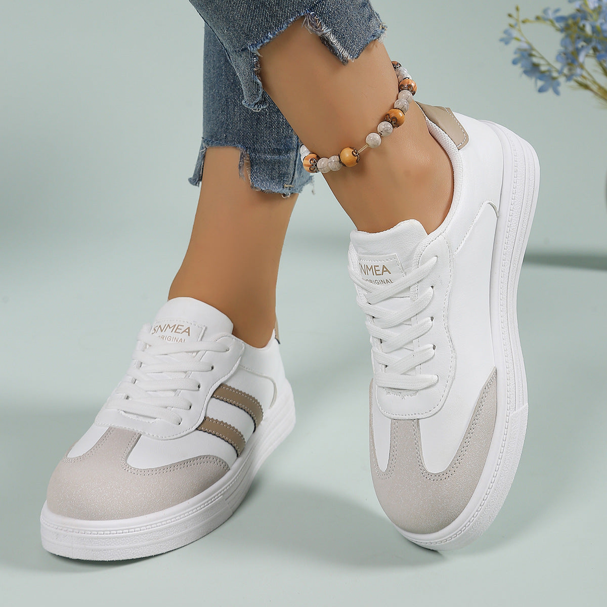 Damen Sportliche Sneaker mit gepolsterter Innensohle und atmungsaktivem Obermaterial R&B