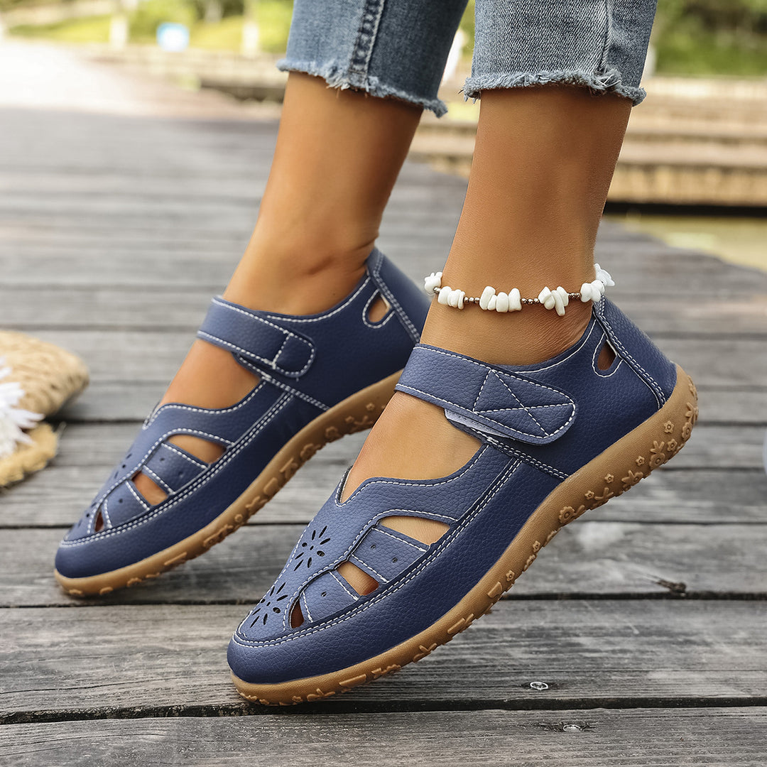 Damen Atmungsaktive Sandalen mit verstellbarem Klettverschluss R&B