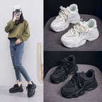Damen Sportliche Chunky Sneakers mit atmungsaktivem Obermaterial und rutschfester Sohle R&B