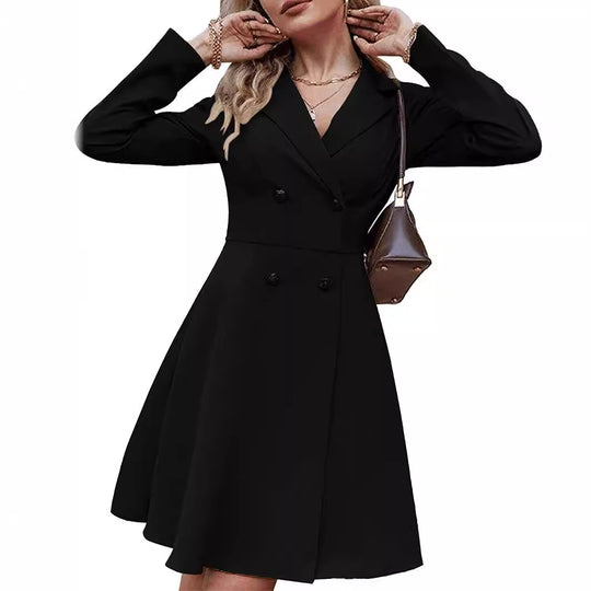 Damen Elegante und modische Blazer-Kleid R&B