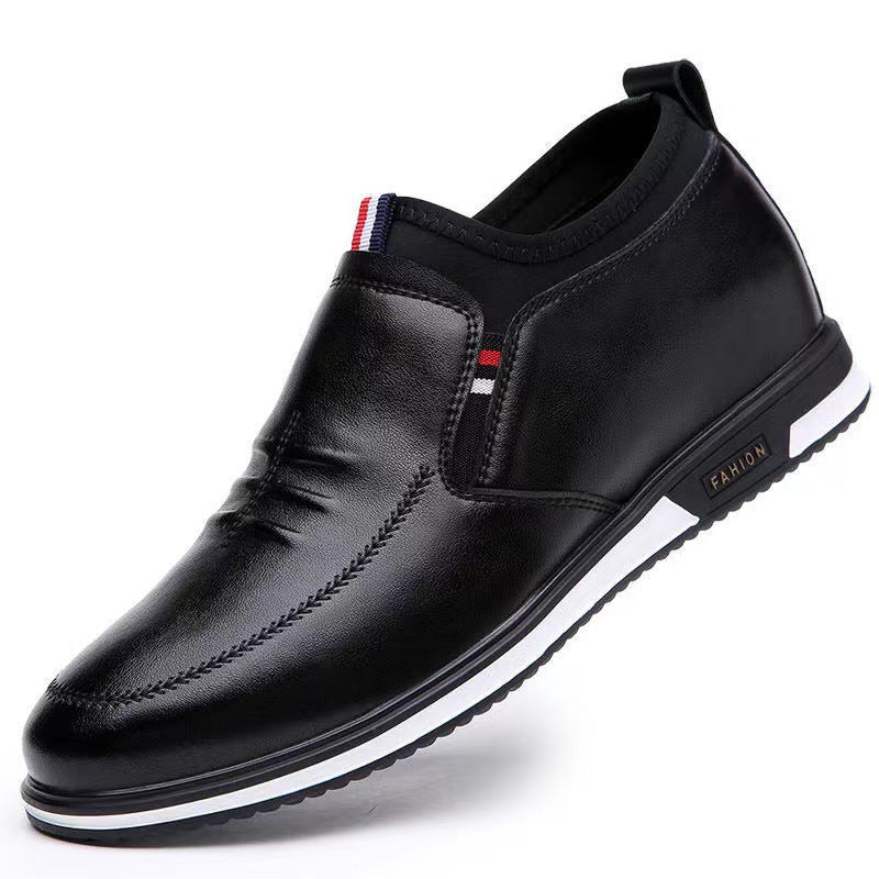 Damen Bequeme Slip-On Leder Sneakers mit modischem Design R&B