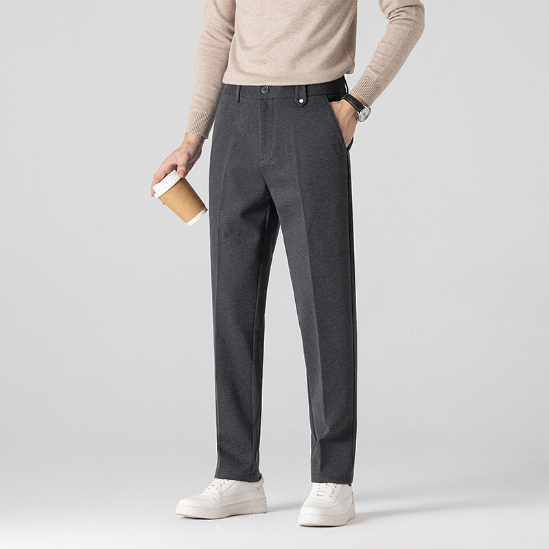 Herren Elegante Freizeithose mit Strukturmuster