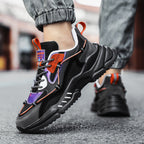 Damen Sportliche Streetwear-Sneaker mit gepolsterter Sohle und atmungsaktiver Struktur R&B