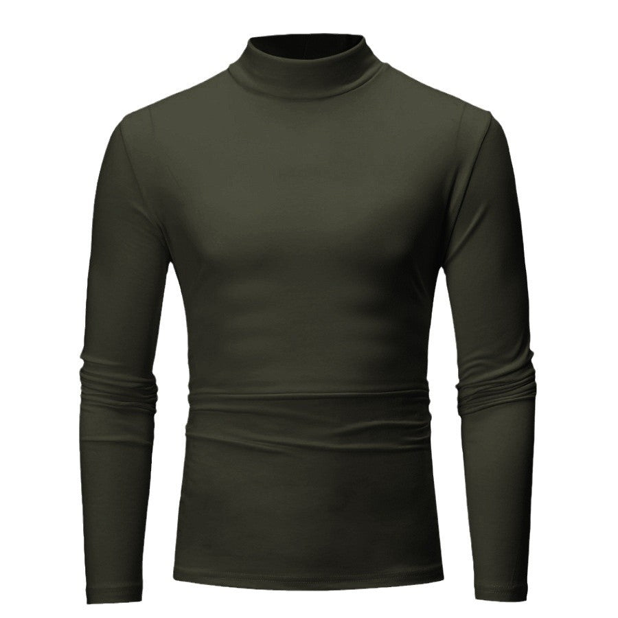 Herren turtleneck Langarmshirt R&B