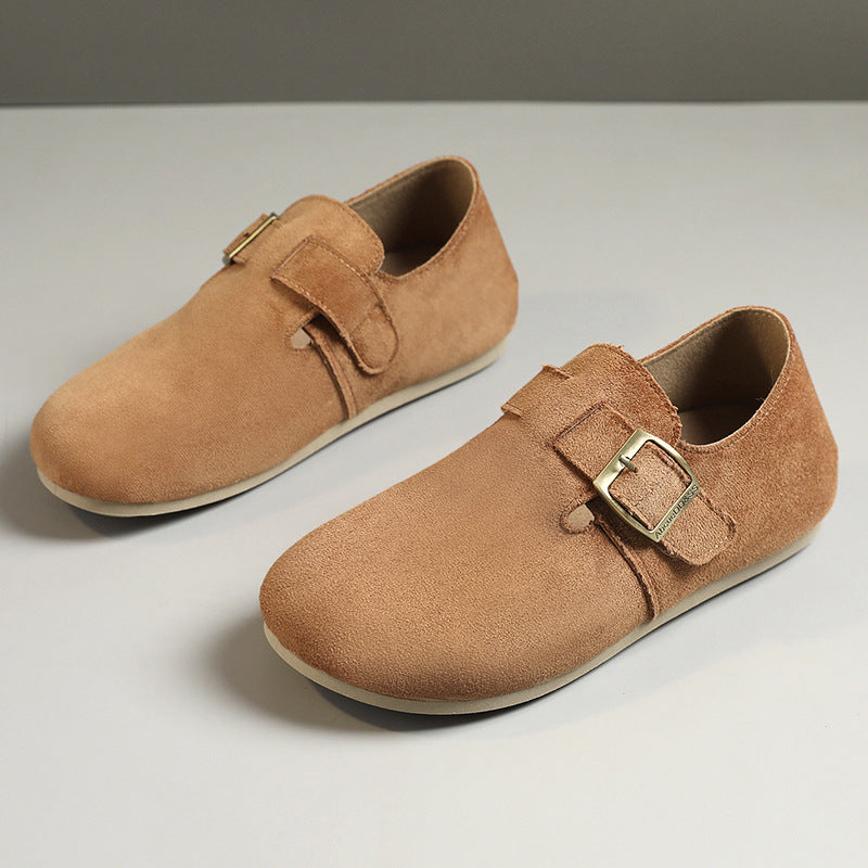 Damen Clogs mit praktischem Schnallenverschluss und rutschfester Sohle R&B