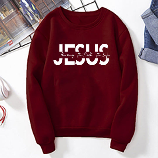 Damen lässiger Sweatshirt mit inspirierendem Spruch und hohem Tragekomfort R&B