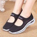 Damen Komfortable Slip-On Sneakers mit elastischem Riemen R&B