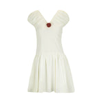 Damen Sommerliches Kleid mit verspielten Rüschendetails EB