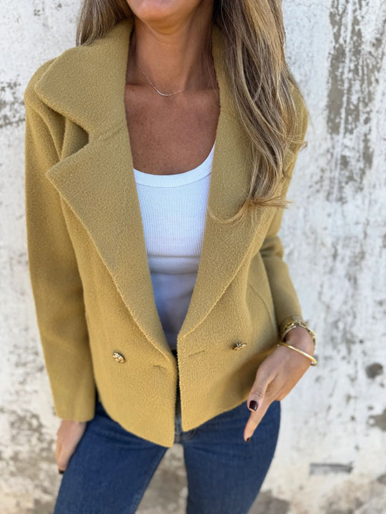 Damen eleganter blaser mit doppelter Knopfleiste R&B