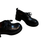 Damen Elegante Schnürschuhe mit robustem Blockabsatz und flexibler Sohle R&B