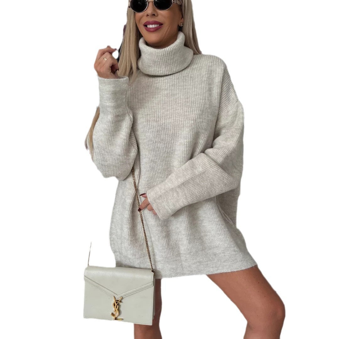 Damen Großer Rollkragenpullover R&B
