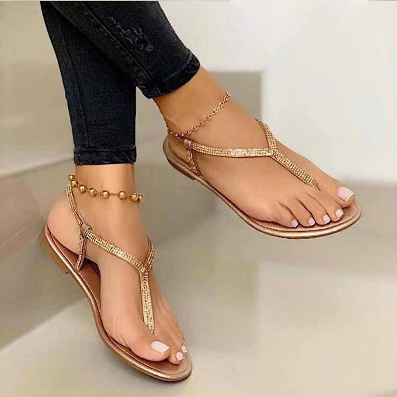 Damen glamouröse Flip-Flops R&B