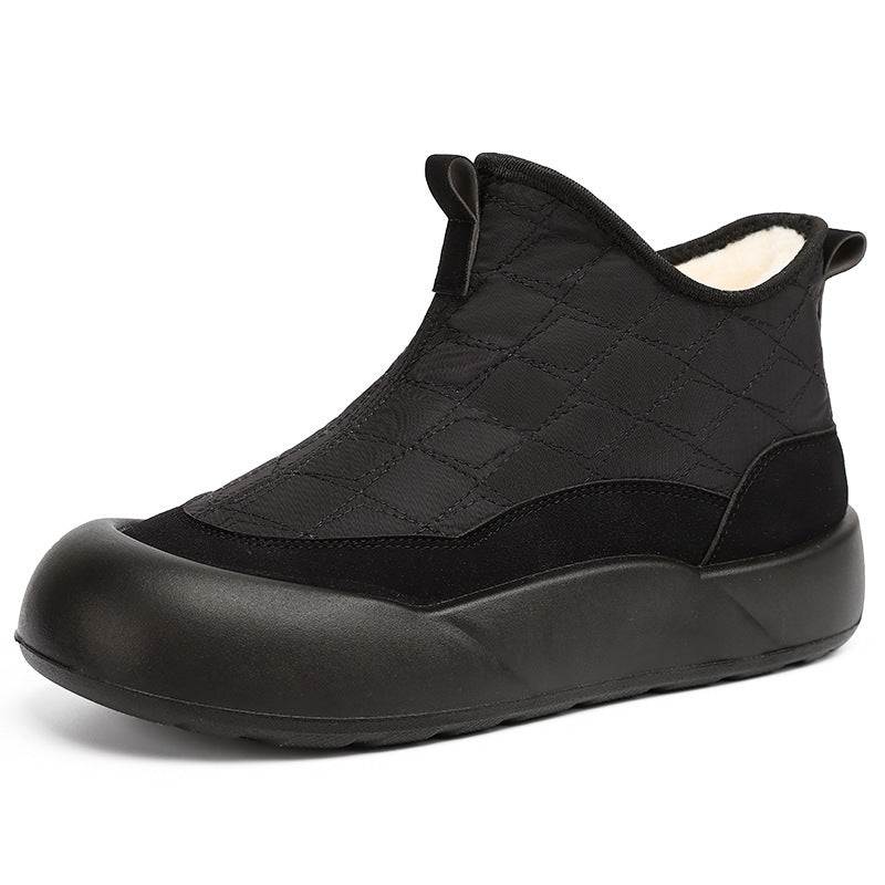 Damen Bequeme Wintersohlen-Stiefel mit kuscheligem Innenfutter