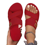 Damen modische Freizeit-Sandalen mit verstellbaren Riemen und anatomischer Fußbettung R&B