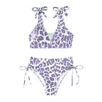 Damen Bikini-Set mit verstellbaren Trägern und hohem Bund R&B