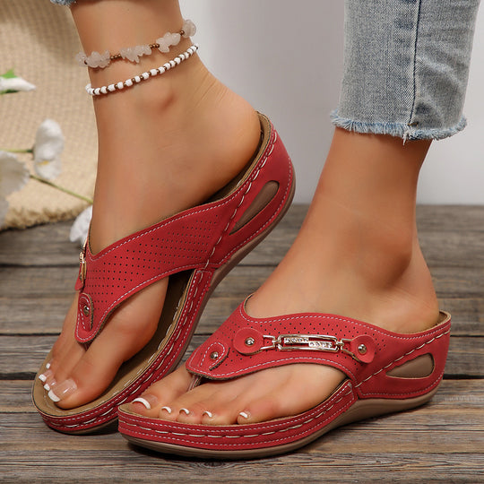 Damen Komfortable Riemensandalen mit atmungsaktivem Obermaterial R&B