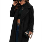 Damen Teddy-Mantel in Oversize-Style