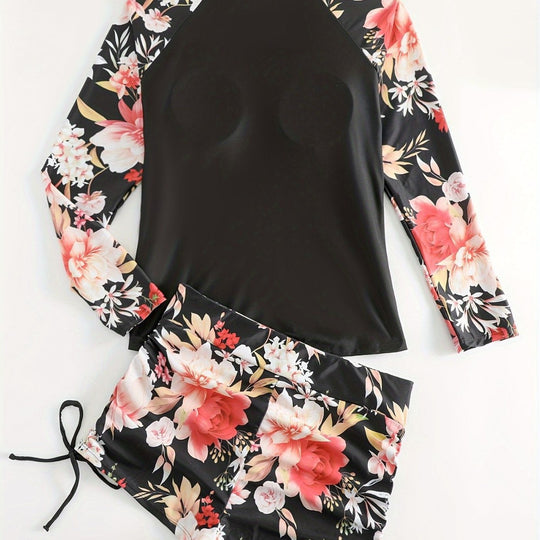 Damen Rashguard und Badeshorts Set R&B