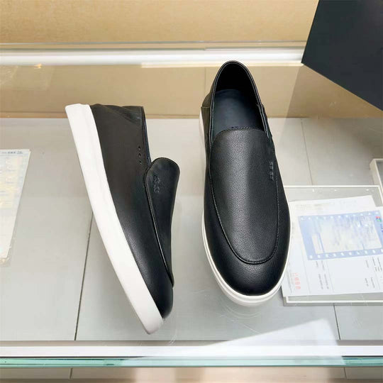 Damen Mokassin-Sneaker mit hochwertiger Lederausstattung und rutschfester Sohle R&B