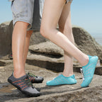 Damen flexible Wassersportschuhe mit rutschfester Sohle und elastischem Schnürsystem R&B