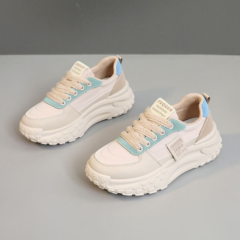 Damen Sportliche Sneakers mit doppeltem Dämpfungssystem und atmungsaktiver Oberflächenstruktur R&B