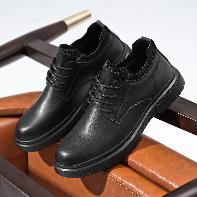 Herren Elegante Schnürschuhe mit rutschfester Sohle und atmungsaktivem Innenfutter R&B