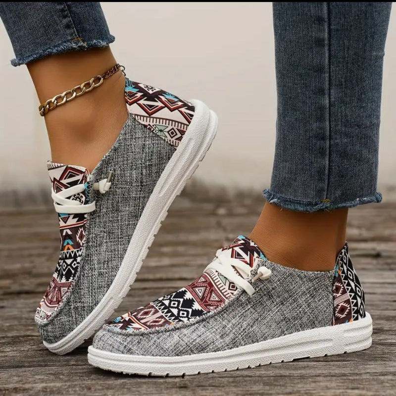 Damen modische Sneakers mit ethnischem Design R&B