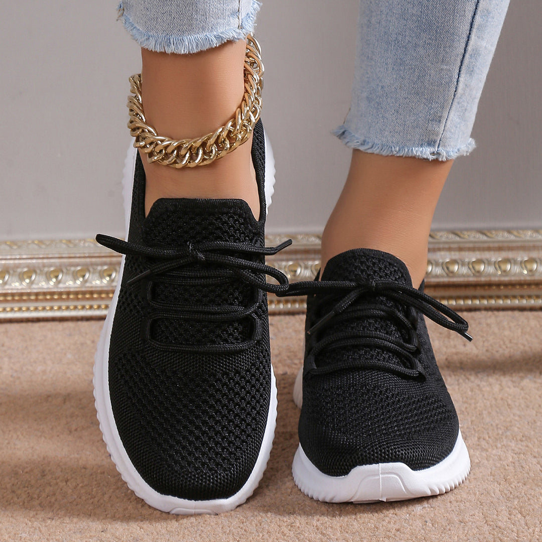 Damen Atmungsaktive Sport-Sneaker mit elastischem Mesh-Obermaterial R&B