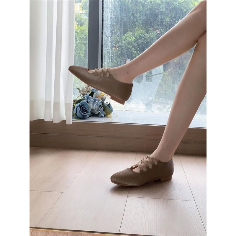 Damen Ballerinas mit verstellbarem Riemendesign R&B