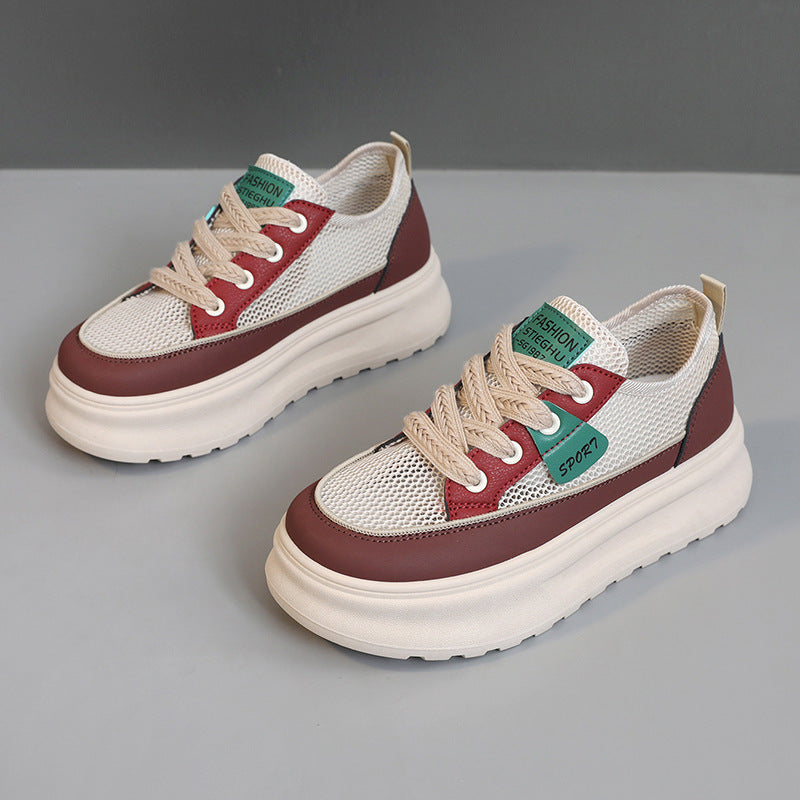 Damen Sportliche Chunky Sneakers mit atmungsaktivem Obermaterial und dämpfender Sohle R&B