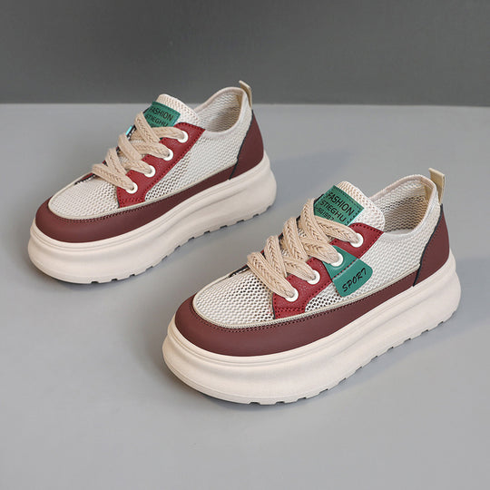 Damen Sportliche Chunky Sneakers mit atmungsaktivem Obermaterial und dämpfender Sohle R&B