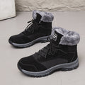 Damen gefütterte Winterstiefel mit rutschfester Sohle und isolierendem Kragen R&B