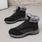 Damen gefütterte Winterstiefel mit rutschfester Sohle und isolierendem Kragen R&B