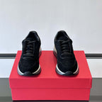 Damen Sportliche Sneakers mit rutschfester Laufsohle und hochwertiger Wildleder-Oberfläche R&B