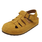 Damen Komfortable und stilvolle Ledersandalen mit verstellbarem Riemen R&B