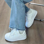 Damen Sportliche Sneakers mit hoher Sohle und gepolsterter Innensohle R&B