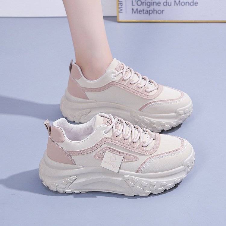 Damen Chunky Sneakers mit atmungsaktivem Obermaterial und dämpfender Laufsohle R&B