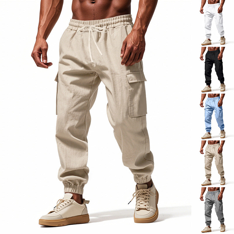 Herren Cargo-Hose mit elastischem Bund und praktischen Taschen R&B
