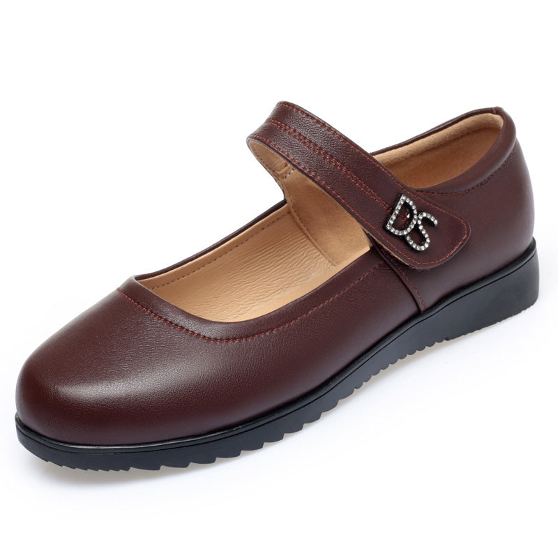 Damen elegante Mary Jane Schuhe mit modischem Riemen und bequemem Blockabsatz R&B