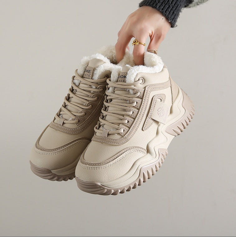 Damen Warmgefütterte Sneaker mit rutschfester Sohle R&B