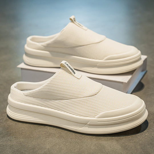 Damen Slip-On Sneakers mit atmungsaktivem Obermaterial und rutschfester Sohle R&B