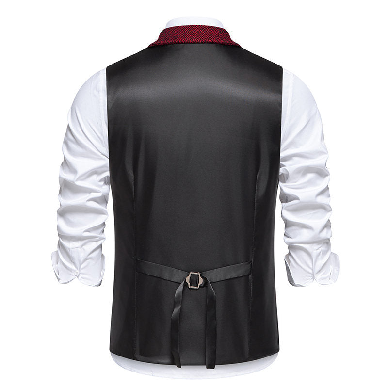 Herren elegante tweed Weste