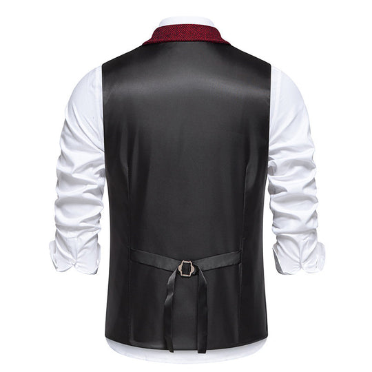 Herren elegante tweed Weste R&B