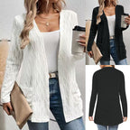 Damen Strickjacke mit strukturiertem Muster und praktischen Taschen R&B